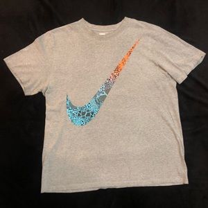 Grey Nike shirt